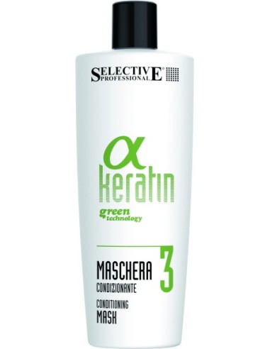 SELECTIVE PROFESSIONAL ALPHA KERATIN MASCARILLA ACONDICIONADORA 500 ML.
Mascarilla nutritiva con queratina vegetal.