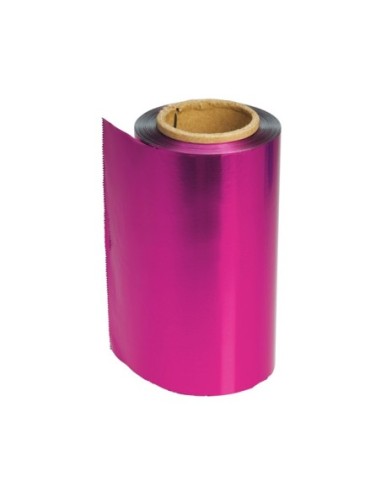 ROLLO DE PAPEL DE ALUMINIO FUCSIA 12 CM.