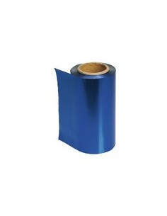 ROLLO DE PAPEL DE ALUMINIO AZUL 12 CM.