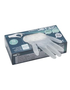 GUANTE VINILO TALLA L 100 UD.