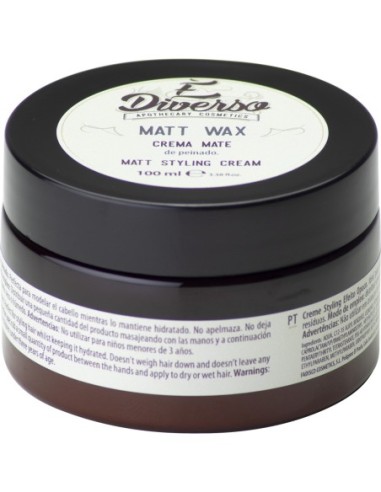 ÈDIVERSO  MATT WAX 100 ML.